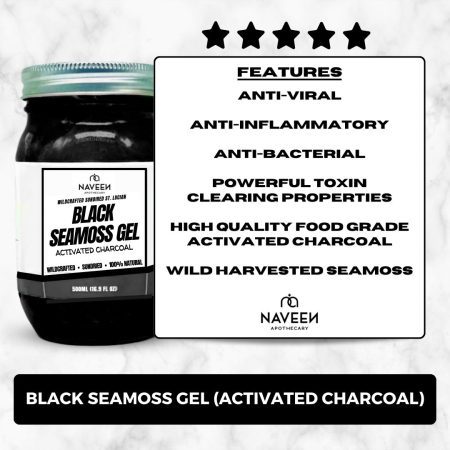 Seamoss Gel (Activated Charcoal)